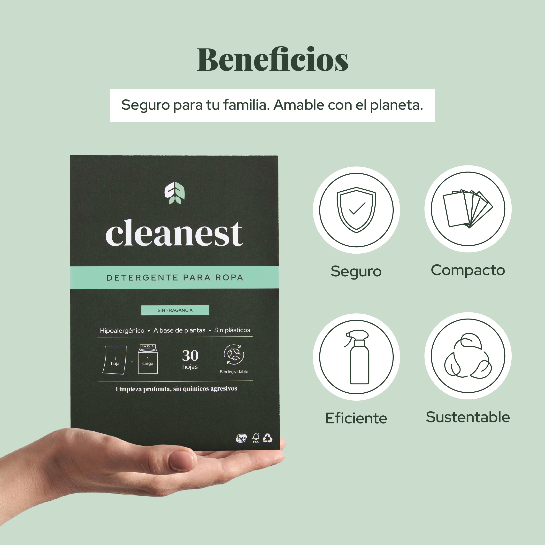 Detergente para Ropa (Sin Fragancia)