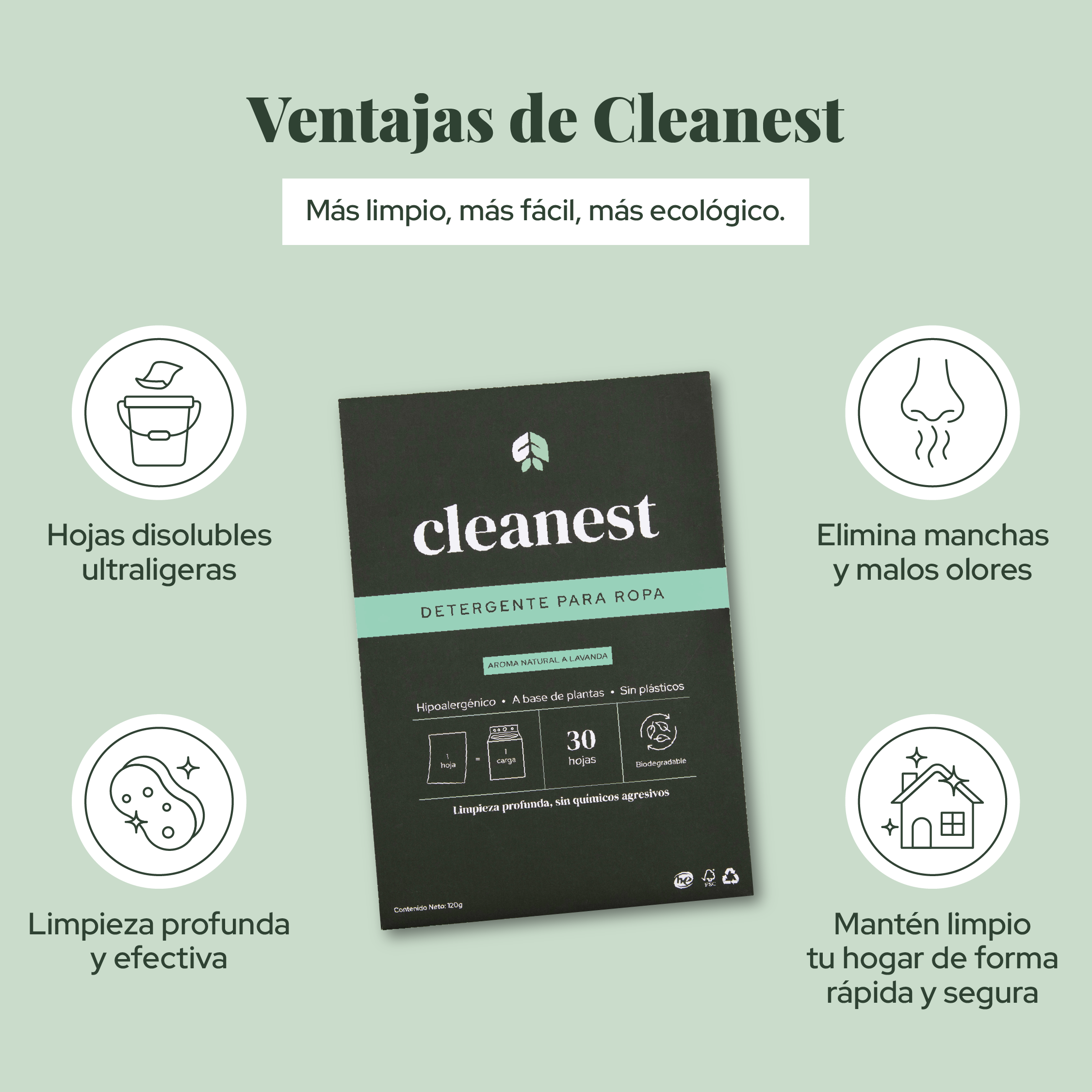 Detergente Para Ropa con Aroma a Lavanda